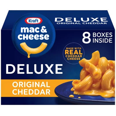 Kraft Macaroni & Cheese Original Cheddar Deluxe 14 oz