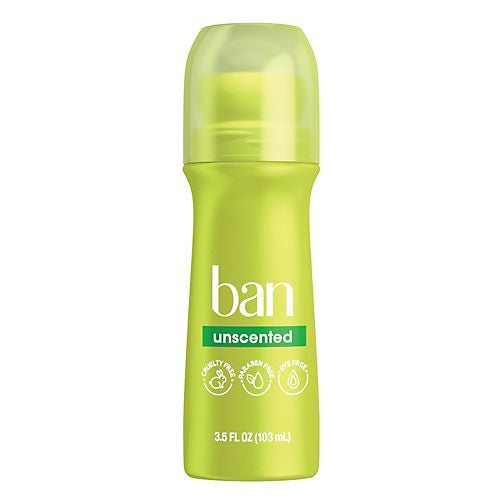 Ban Original Antiperspirant Deodorant Unscented 3.5 Oz