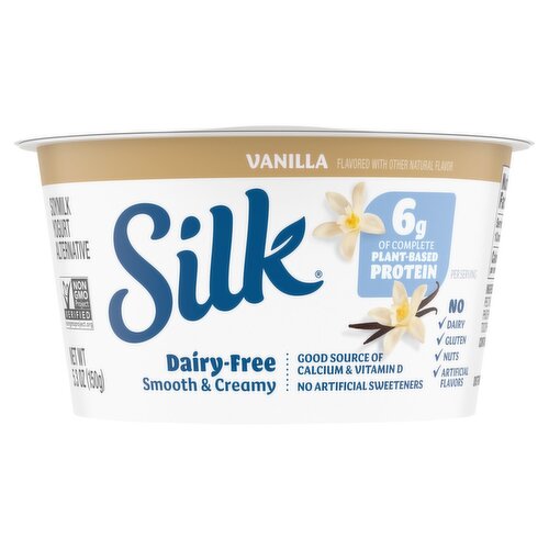 Silk Dairy Free Vanilla Yogurt Alternative  5.3 oz