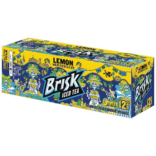 Brisk Iced Tea Lemon 12 oz cans 12 pk