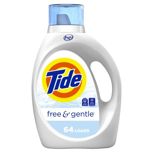 Tide Free & Gentle HE 64 Loads  84 oz