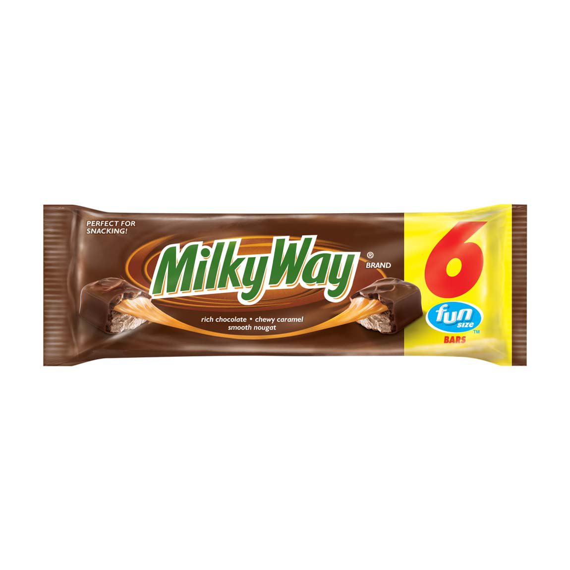 Milky Way Fun Size Candy Bars 3.36 oz  6 pk