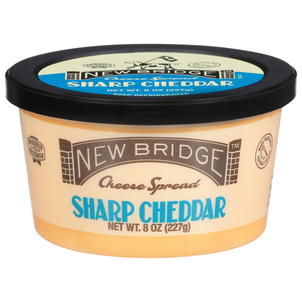 New Bridge Sharp Cheddar Cheese Spread  8 oz