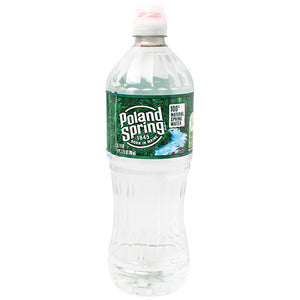 Individual Poland Spring Water Bottle Sport Cap 23.7 oz