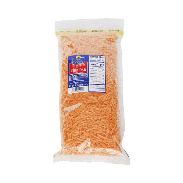 Great Lakes Shredded Mild Cheddar Cheese 32 oz