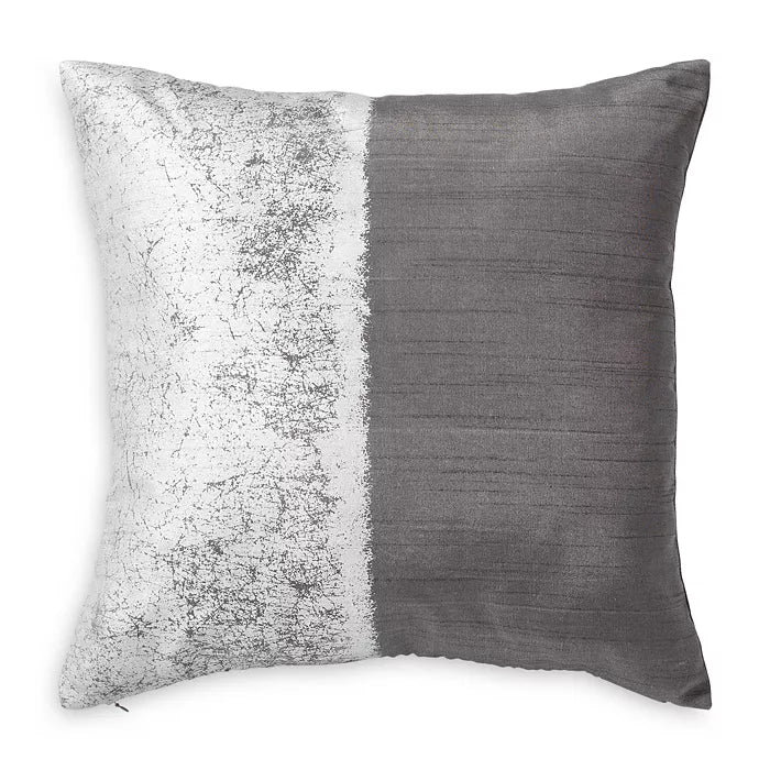 Michael Aram Metallic Texture Throw Pillow Charcoal