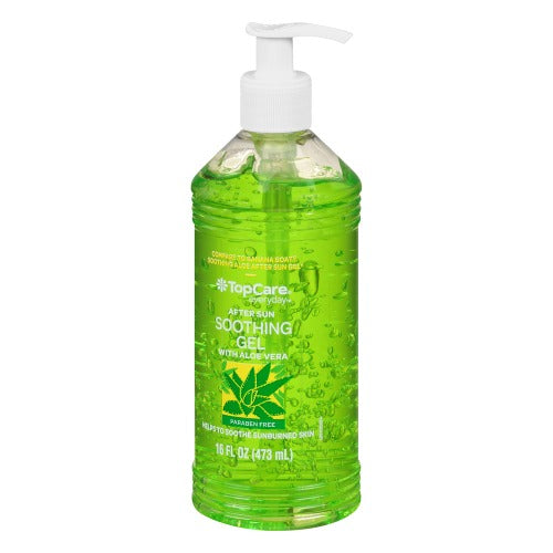 TopCare After Sun Soothing Gel with Aloe Vera  16 oz