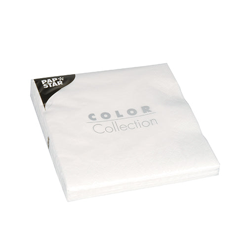 Papstar Color Collection 33x33 Napkins 20Ct White