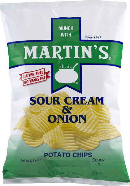 Martin's Sour Cream & Onion Potato Chips 8.5 oz