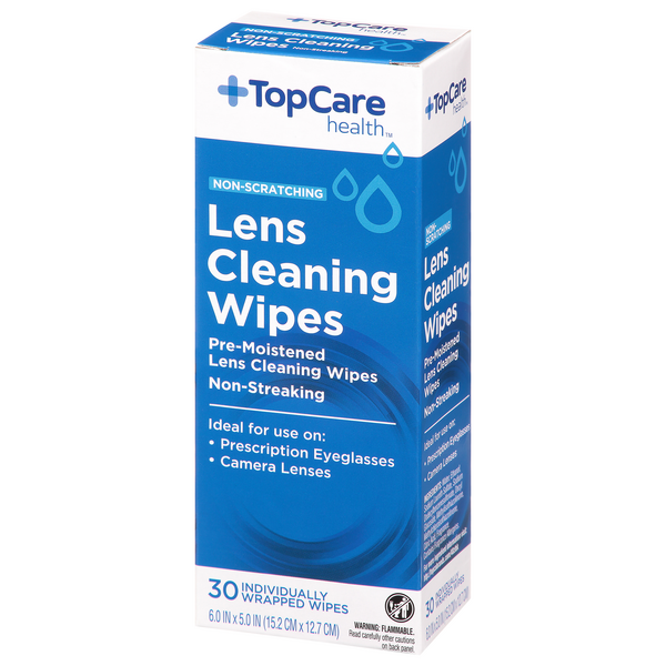 TopCare Lens Cleaning Wipes 30 ct