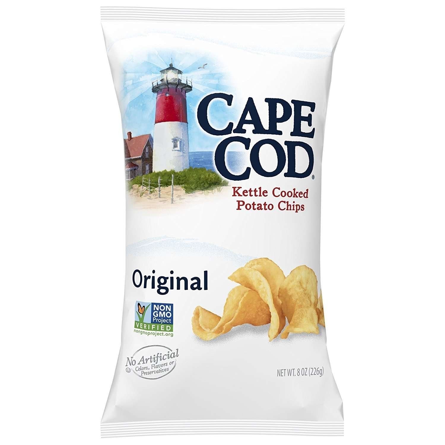 Cape Cod Kettle Cooked Original Sea Salt Potato Chips  8 oz