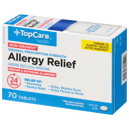 TopCare Non Drowsy Allergy Relief 10 mg  30 ct