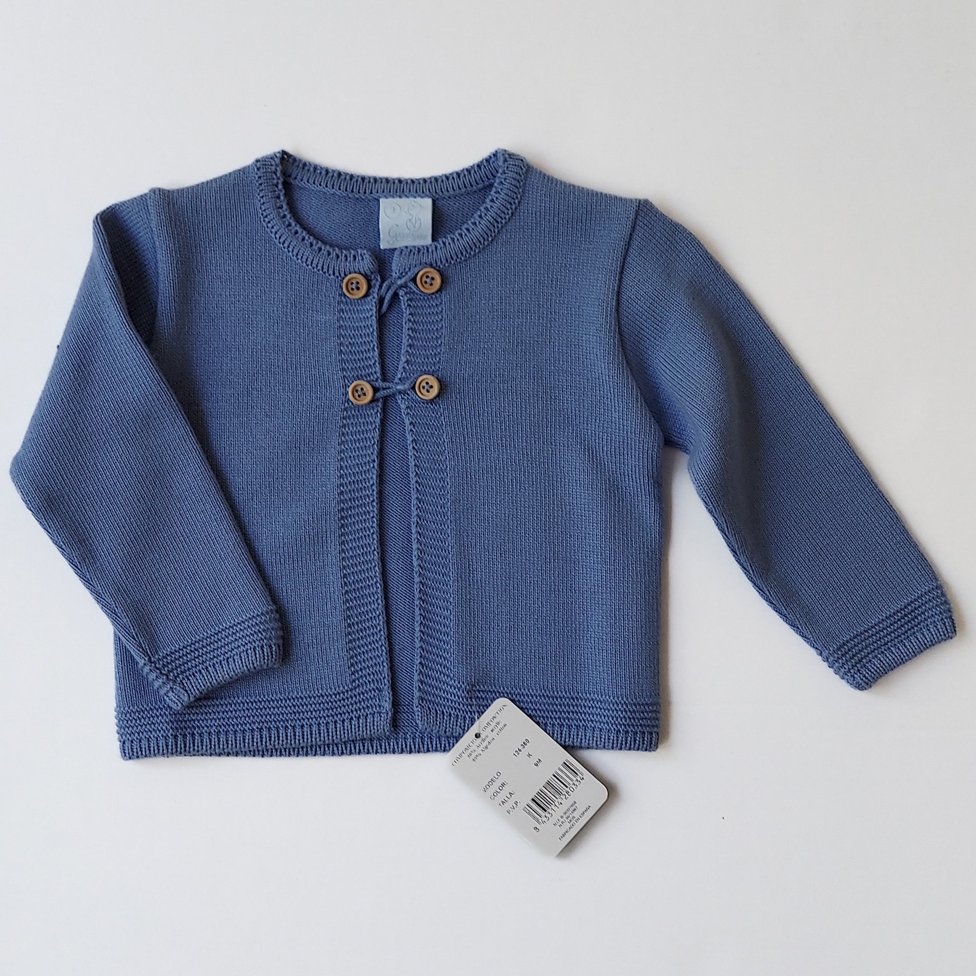 Granlei Blue Knit Cardigan - 9M