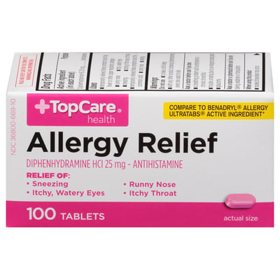 TopCare Allergy Relief 100 ct