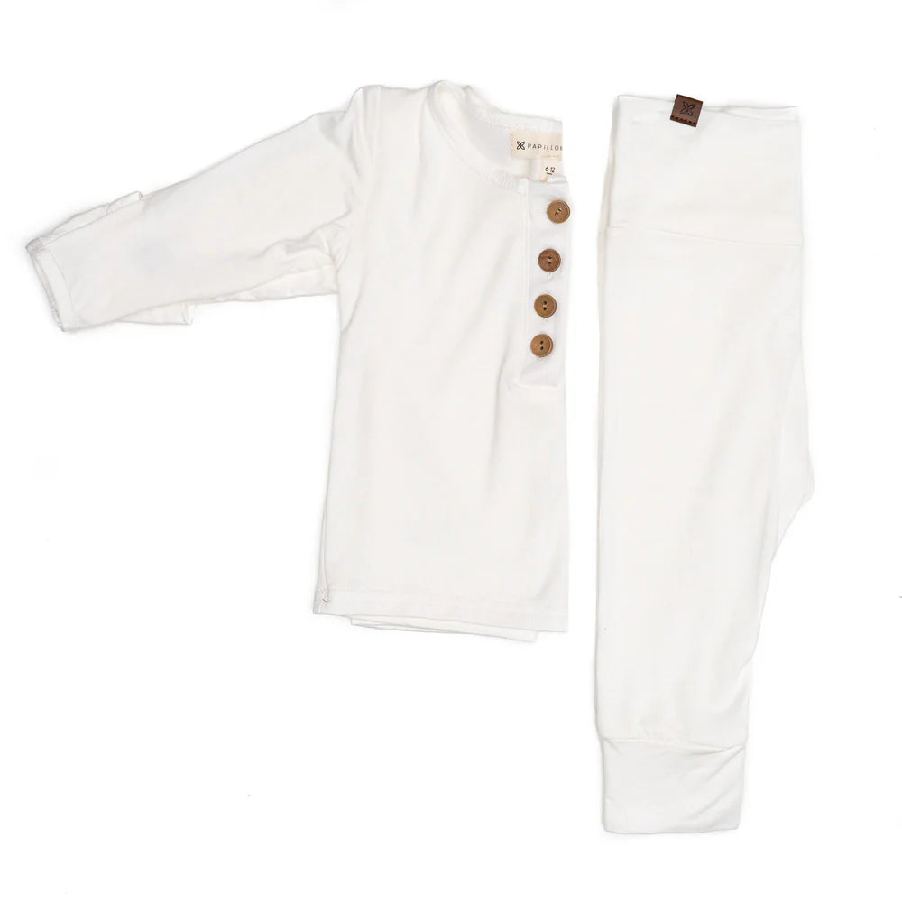 Papillon Bebe 2 Piece Outfit Cloud White 3-6 months