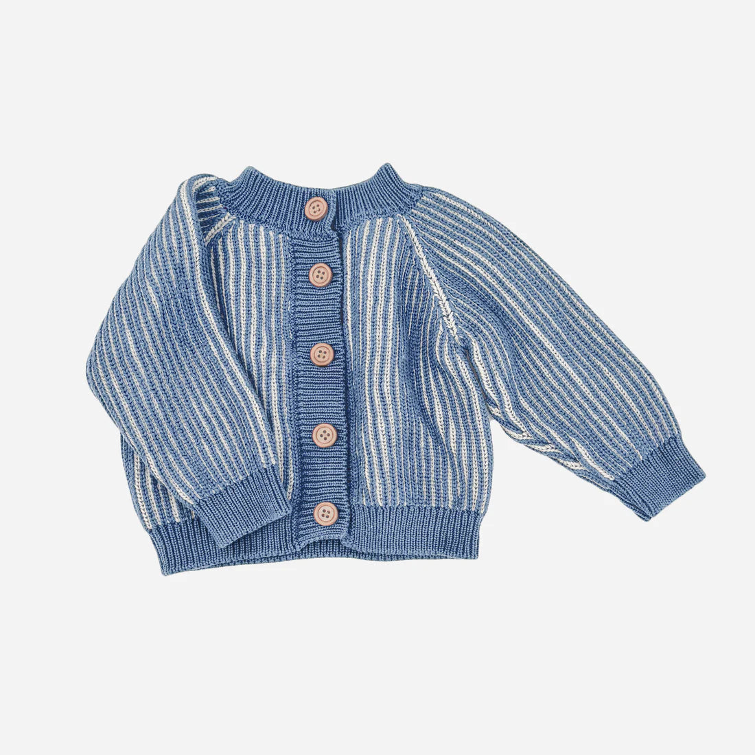 Blueberry Hill Chunky Knit Stripe Cardigan 2-3Y