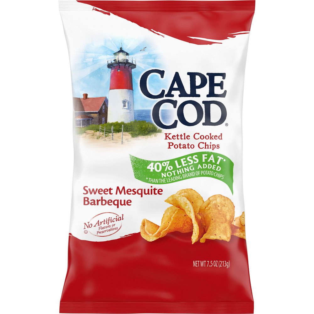 Cape Cod Kettle Cooked Sweet Mesquite Barbeque Potato Chips  7.5 oz