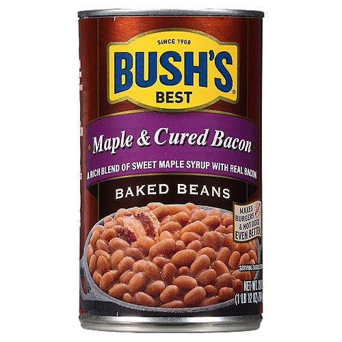 Bush's Maple & Cured Bacon Beans 28 oz