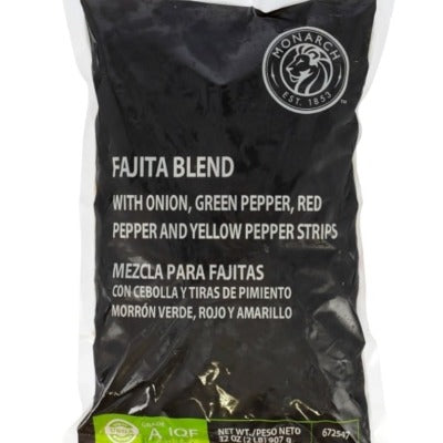 Monarch Fajita Blend With Onion, Green, Red & Yellow Pepper Strips 32 oz