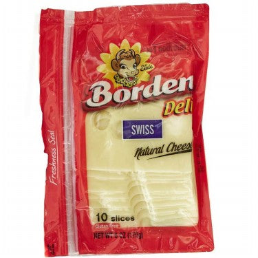 Borden Swiss Sliced Cheese  5 oz