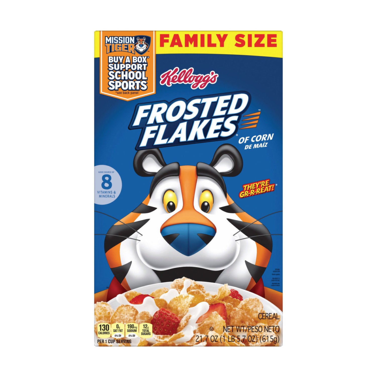 Kellogg's Family Size Frosted Flakes Cereal  21.7 oz