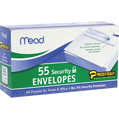 Mead Security Envelopes  55 ct