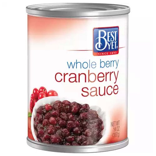 Best Yet Cranberry Sauce Whole Berry 14 oz