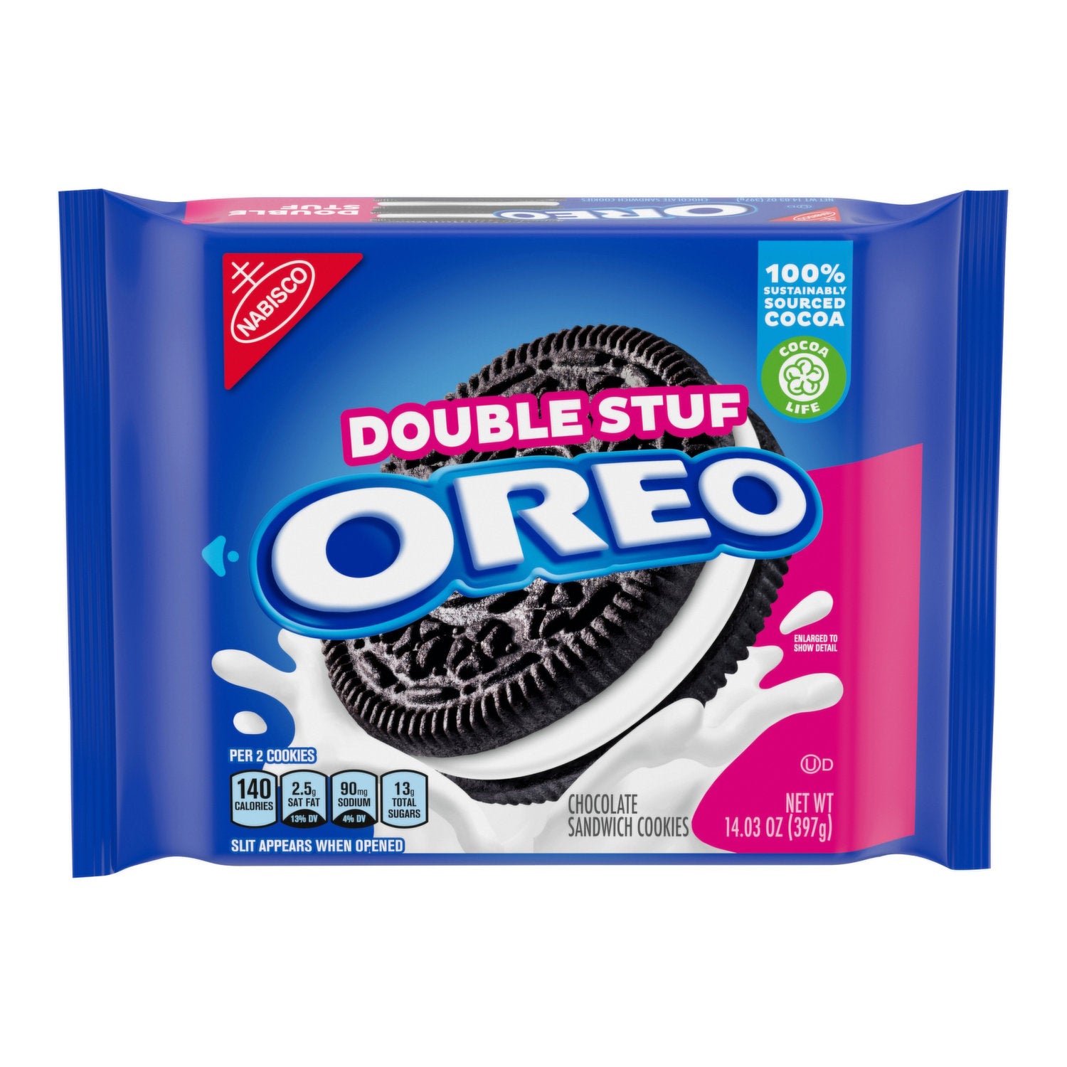 Oreo Double Stuf Chocolate Sandwich Cookies 14.03 oz