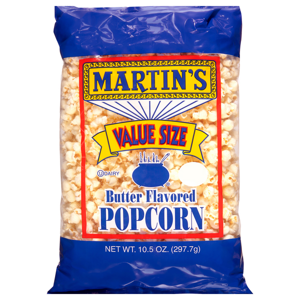 Martin's Value Size Butter Flavored Popcorn 10.5 oz