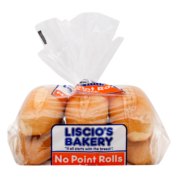 Liscio's White Hoagie Roll 7" Sliced 6 ct