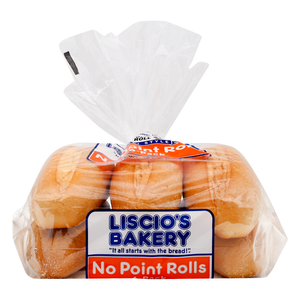 Liscio's White Hoagie Roll 7" Sliced 6 ct