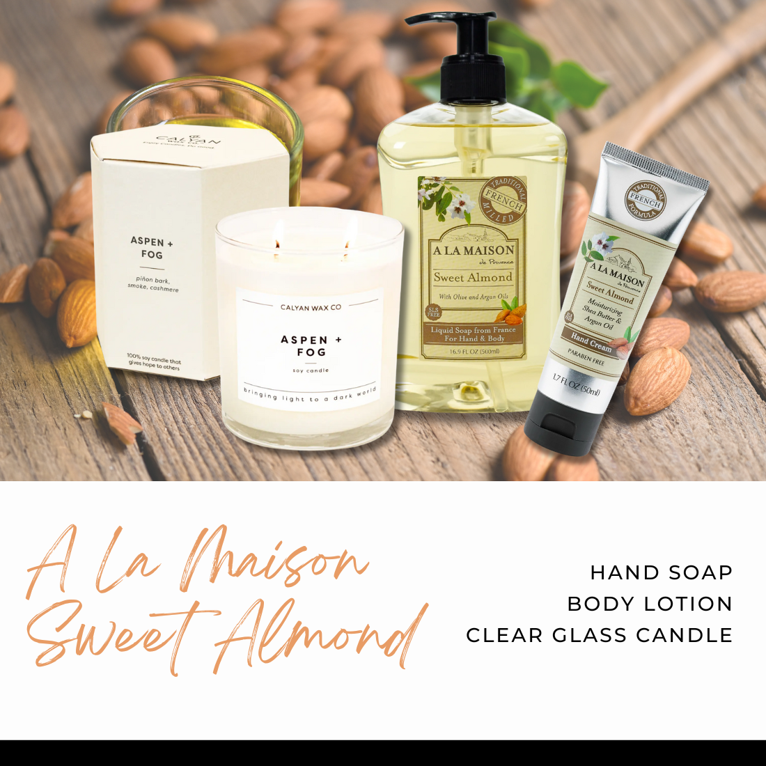 A La Maison Sweet Almond Gift Set