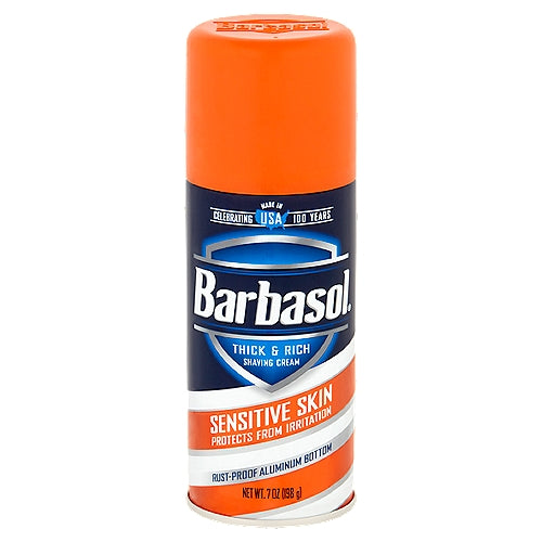 Barbasol Thick & Rich Sensitive Skin Shaving Cream  7 oz