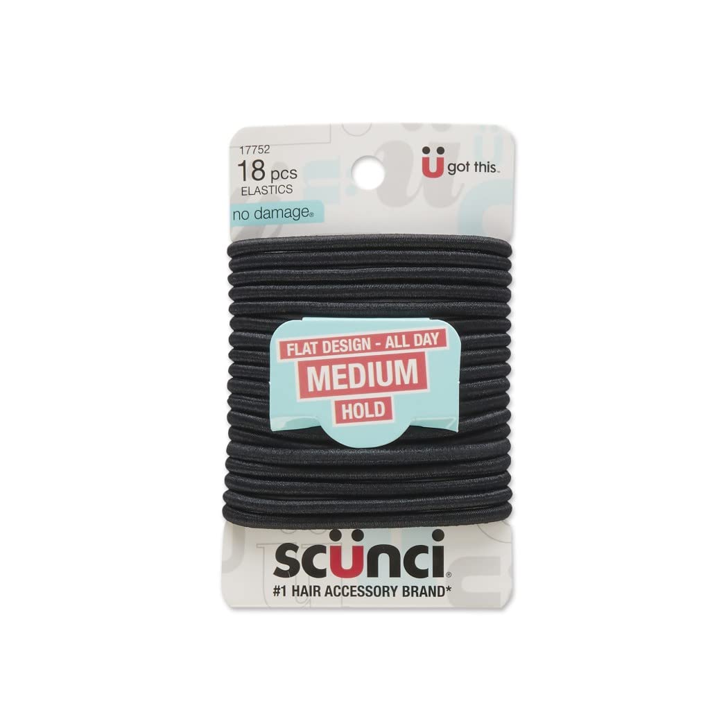 Scunci No Damage Hair Elastics 18 ct