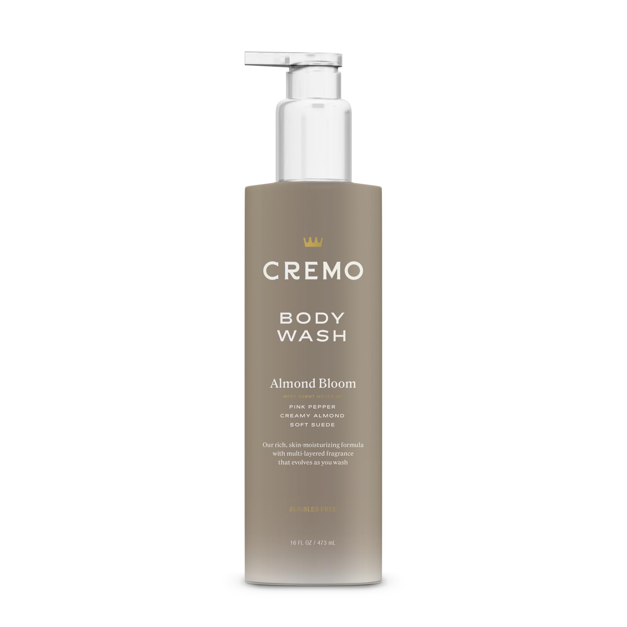 Cremo Moisturizing Women's Body Wash Almond Bloom 16 oz
