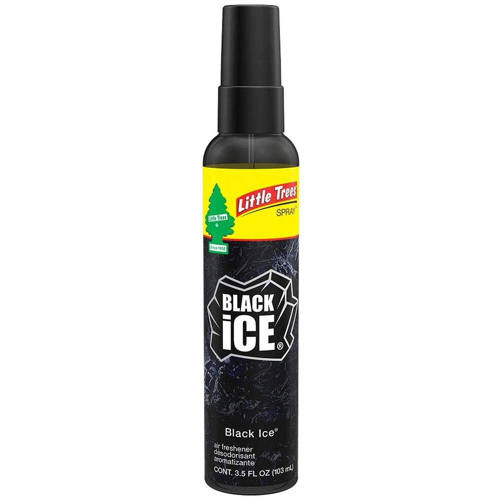 Little Trees Spray Car Air Freshener Black Ice 103ml