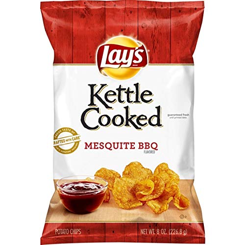 Lay's Kettle Cooked Mesquite BBQ Potato Chips  8 oz