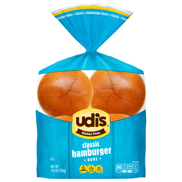 Udi's Gluten Free Hamburger Bun 4 ct