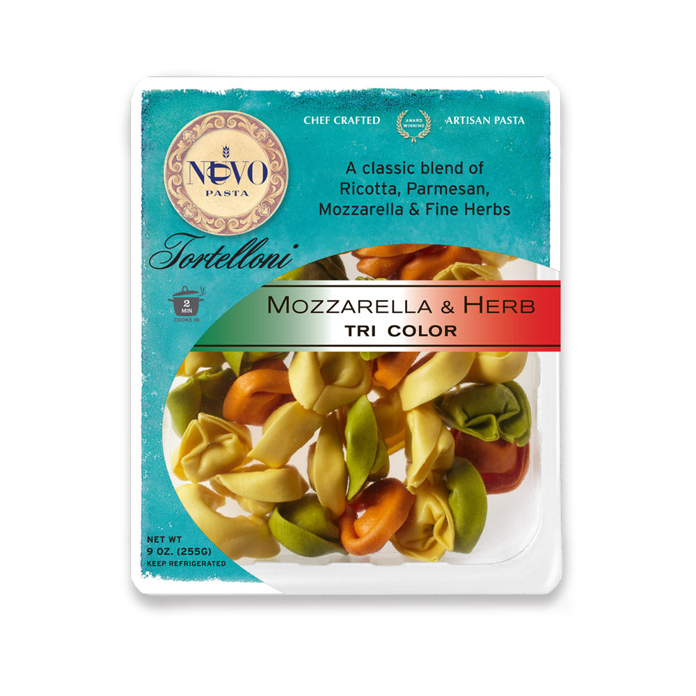 Nuovo Tri-color Mozzarella & Herb Tortelloni  9 oz