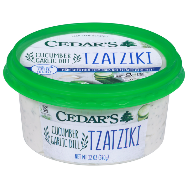 Cedar's Tzatziki Cucumber & Garlic 12 oz