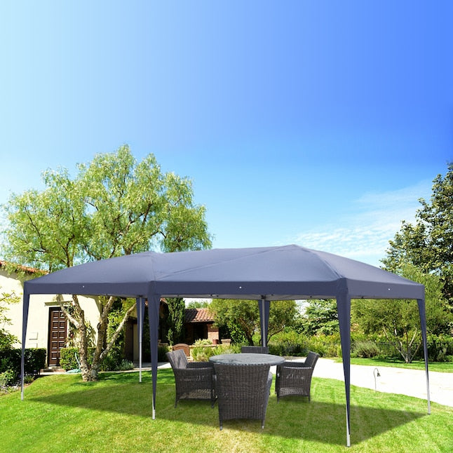 Winado Rectangle Pop up 20' x 10' Canopy Blue