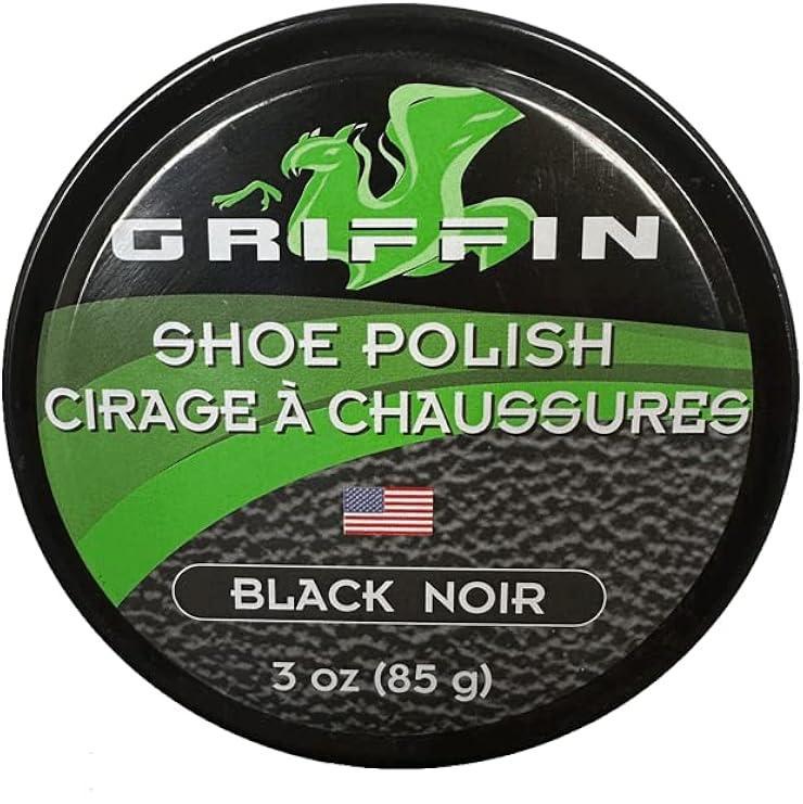 Griffin Shoe Polish Black  1.125 oz