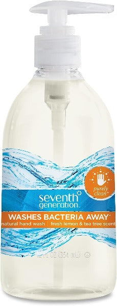 Seventh Gen Fresh Lemon & Tea Tree Hand Wash  12 oz