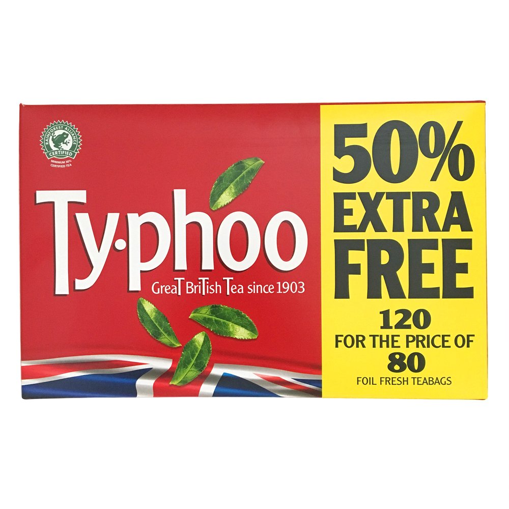 Ty-Phoo British Black Tea 120 ct