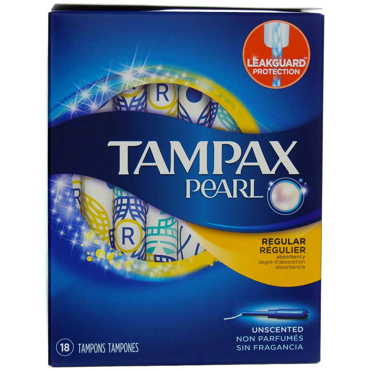 Tampax Pearl Regular 18 ct