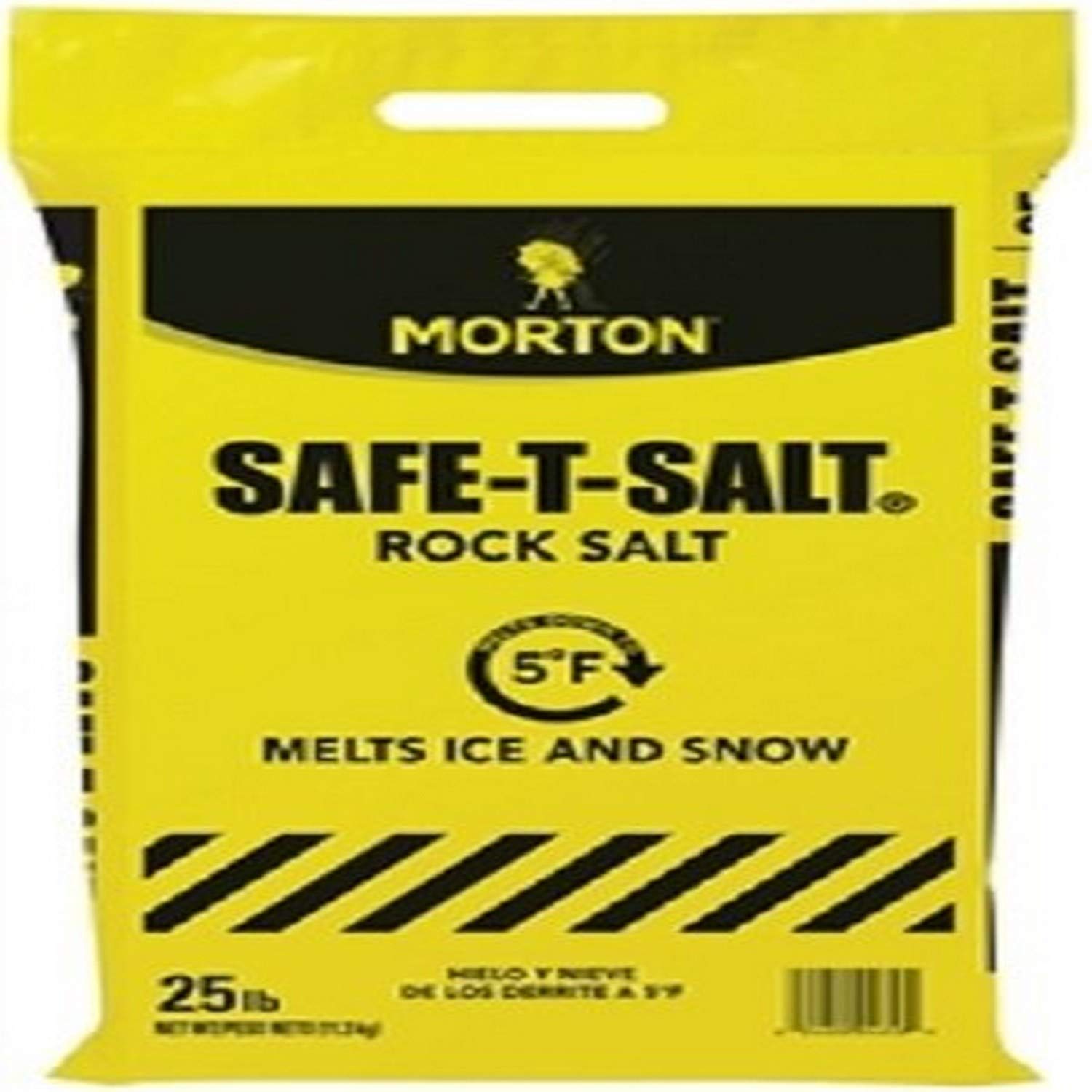 Morton Safe T Salt Rock Ice Melt  25 lb