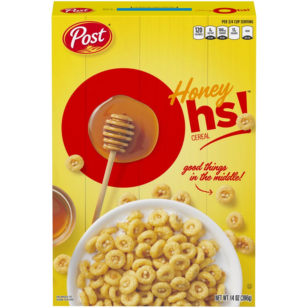 Post Honey Oh's Cereal  14 oz