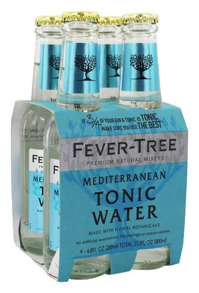 Fever Tree Mediterranean Tonic Water 6.8 fl oz 4 pk