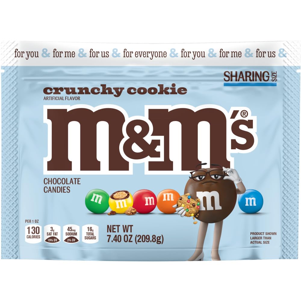 M&M's Crunchy Cookie Share Size  7.4 oz