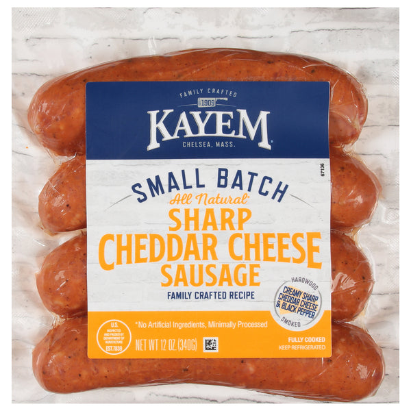 Kayem Sharp Cheddar Cheese Sausage  12 oz